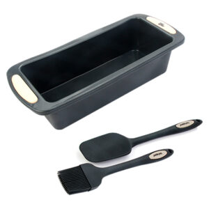 סט סיליקון 3 חל' תבנית אינגלישקייק 27.6*12.6*6.5 ס"מ + לקקן + מברשת DOLCE ITALIANO מבית Food appeal